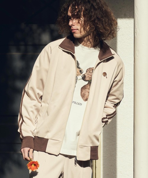 UN-FILLED(アンフィルド)の「mj11350- GARBERA EMB TRACK JACKET トラックジャケット(SDUF-2607)(その他アウター・メンズ・グレー系その他/ベージュ系その他/ブラック×ホワイト・XL/L/M)」の11枚目の写真