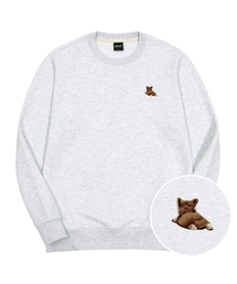 OKSTAR（オクスター）の「ウェルシュコーギー刺繍特厚裏毛スウェット（スウェット）」