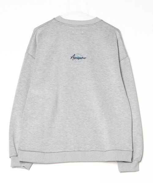 ATELANE(アテレーン)の「ATELANE / レーヨンMIXポンチ/フラワー/トラ/プルオーバー(スウェット・メンズ・ブラック/杢グレー/オフホワイト/ブラック系その他/ホワイト・LARGE/X-LARGE/MEDIUM)」の8枚目の写真