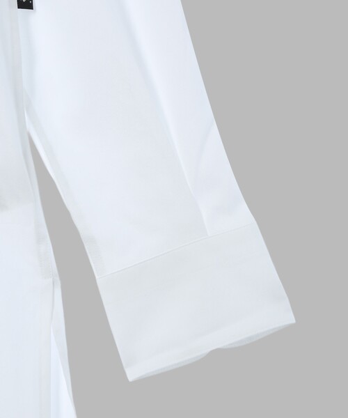 agnes b.（アニエスベー）の「メンズ コットン スタンドカラー チュニック "Ouran"（シャツ/ブラウス・メンズ・ホワイト・38/40）」の5枚目の写真