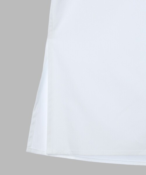 agnes b.（アニエスベー）の「メンズ コットン スタンドカラー チュニック "Ouran"（シャツ/ブラウス・メンズ・ホワイト・38/40）」の3枚目の写真