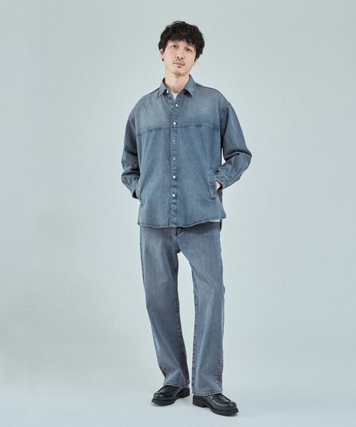 EDIFICE（エディフィス）の「LE JEAN DE EDIFICE 12.5オンス  ストレートデニム（デニムパンツ・メンズ・ホワイト/ライトブルー・SMALL/MEDIUM/LARGE）」の10枚目の写真