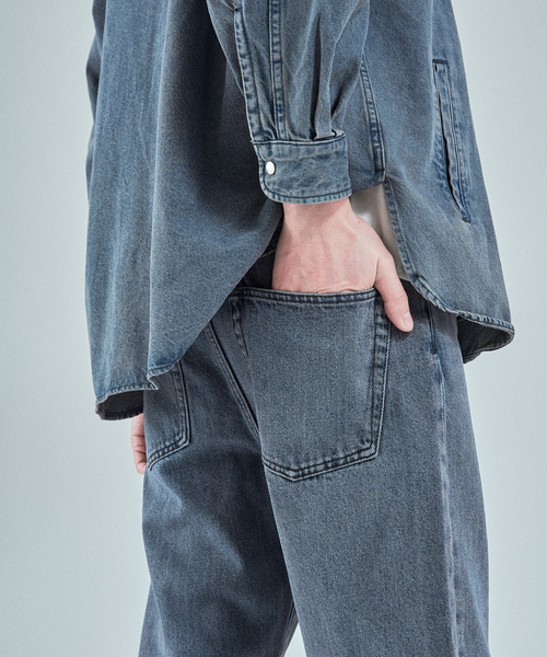 EDIFICE（エディフィス）の「LE JEAN DE EDIFICE 12.5オンス  ストレートデニム（デニムパンツ・メンズ・ホワイト/ライトブルー・SMALL/MEDIUM/LARGE）」の17枚目の写真