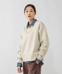 GLOBAL WORK | 加工ダンボールVネックプルオーバー/643004(スウェット)