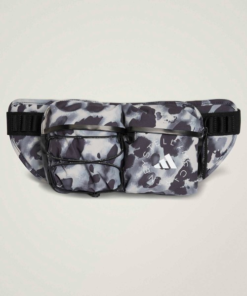 adidas(アディダス)の「adidas by Stella McCartney プリントバムバッグ【adidas by Stella McCartney】 / アディダス adidas(ボディバッグ/ウエストポーチ・レディース・グレー・FREE)」の2枚目の写真