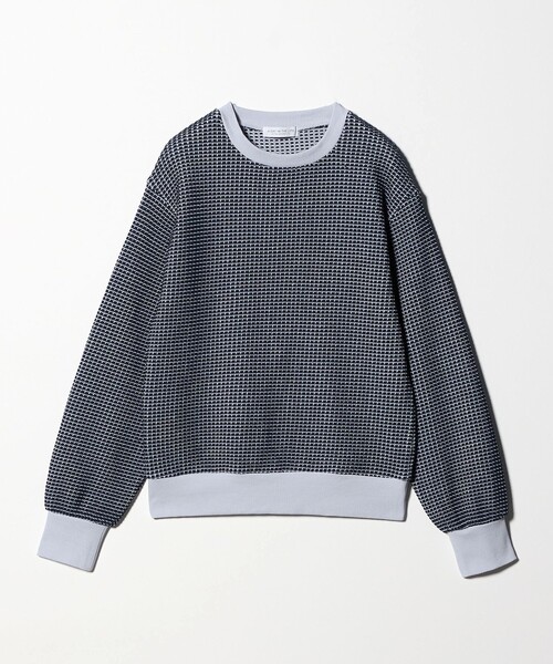 A DAY IN THE LIFE UNITED ARROWS(アデイインザライフユナイテッドアローズ)の「2トーン ワッフル プルオーバー <A DAY IN THE LIFE>(Tシャツ/カットソー・レディース・ライトグレー/オレンジ/ネイビー/ケリーグリーン・FREE)」の1枚目の写真
