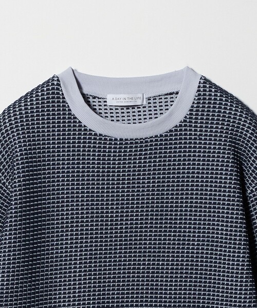 A DAY IN THE LIFE UNITED ARROWS(アデイインザライフユナイテッドアローズ)の「2トーン ワッフル プルオーバー <A DAY IN THE LIFE>(Tシャツ/カットソー・レディース・ライトグレー/オレンジ/ネイビー/ケリーグリーン・FREE)」の6枚目の写真