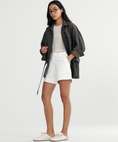 Bie(ビエ)の「サファリショートパンツ(その他パンツ・レディース・ホワイト・M/S/L)」の10枚目の写真