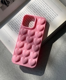 【SANSeLF】ハートエンボススマホケース iPhoneカバー アイフォンケース sac26s002