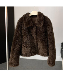 Hairy Faux Fur Jacket (3colors)