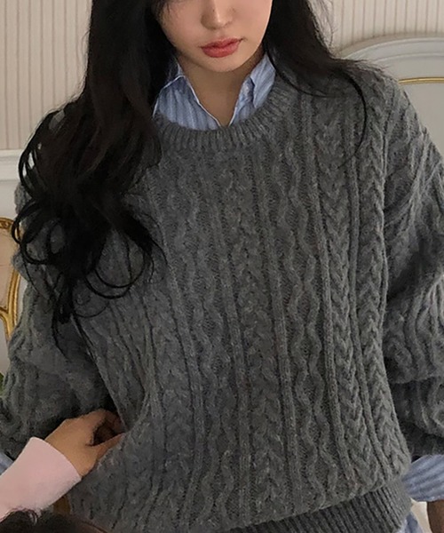Girly Doll(ガーリードール)の「ストライプポケットシャツ(シャツ/ブラウス・レディース・ピンク/ブルー・F)」の11枚目の写真