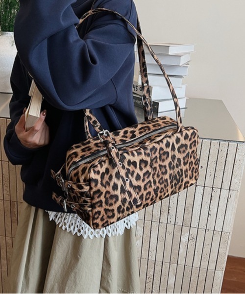Vipoa(ヴィポア)の「leopard shoulder bag(ショルダーバッグ・レディース・グレー/ブラウン・FREE)」の7枚目の写真