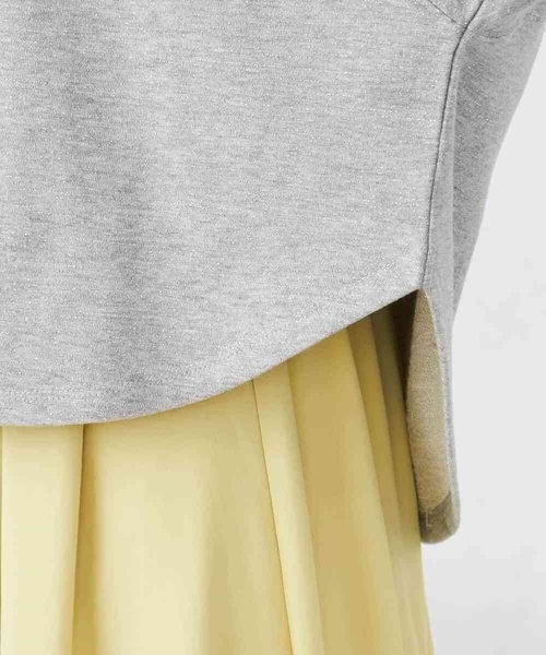 a.v.v(アーヴェヴェ)の「ラメ裏毛ドルマンスウェット(スウェット・レディース・グレー系その他/ライトグレー・38/40)」の22枚目の写真