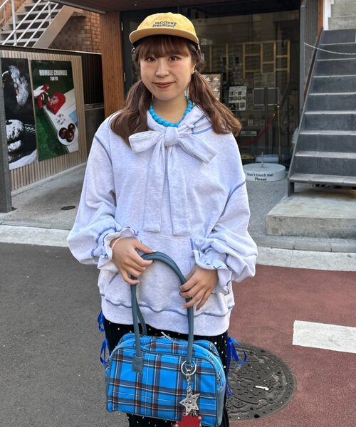 HELLO.SANFRANCISCO】ビッグリボン裏毛パーカー（パーカー）｜HELLO