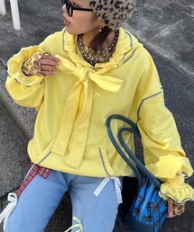 HELLO.SANFRANCISCO | 【HELLO.SANFRANCISCO】ビッグリボン裏毛パーカー(パーカー)