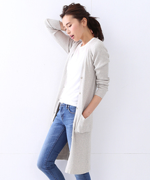 BEAMS LIGHTS Women's | BEAMS LIGHTS / RIB Vネック コーディガン(カーディガン/ボレロ)
