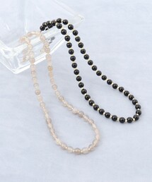 NOLLEY’S | 【grace grace/グラスグラス】ラウンド天然石ネックレス(ネックレス)