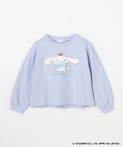 シナモロール×ANY KIDS】アップリケ 長袖Tシャツ（Tシャツ/カットソー