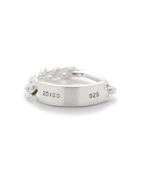 20/80（テゥエンティーエイティー）の「【20/80】トゥエンティーエイティー/STERLING SILVER CHAIN RING（リング・メンズ・シルバー・1）」の6枚目の写真
