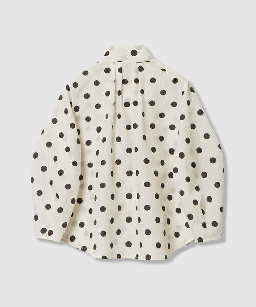 allureville（アルアバイル）の「ポルカドットブラウス（シャツ/ブラウス・レディース・アイボリー/ネイビー・2）」の11枚目の写真