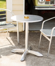 DULTON(�_���g��)��ALUMINUM ROUND TABLE 60/�A���~�j�E�� ���E���h �e�[�u�� 60(�Ƌ�)