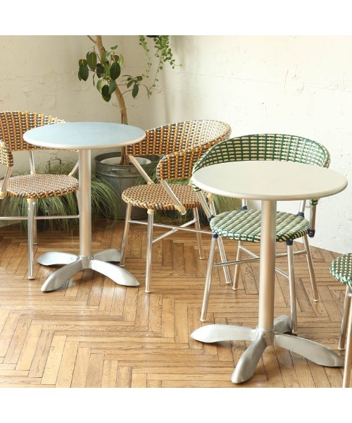 ALUMINUM ROUND TABLE 60/アルミニウム ラウンド テーブル 60（家具