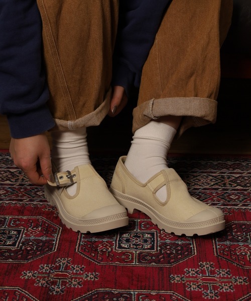 PALLADIUM(パラディウム)の「PAMPA M-JANE WASHED パンパMジェーンウォッシュド スリッポン(スリッポン・レディース・グレー系その他/ベージュ系/イエロー系・24.5cm/24cm/23.5cm/22.5cm/25cm/23cm)」の17枚目の写真