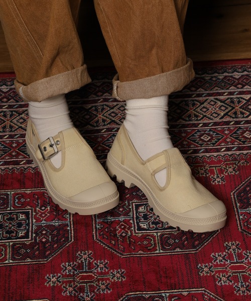 PALLADIUM(パラディウム)の「PAMPA M-JANE WASHED パンパMジェーンウォッシュド スリッポン(スリッポン・レディース・グレー系その他/ベージュ系/イエロー系・24.5cm/24cm/23.5cm/22.5cm/25cm/23cm)」の18枚目の写真