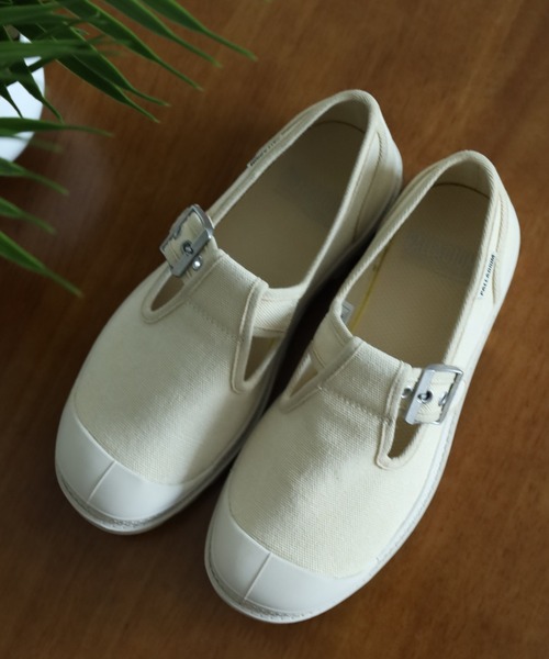 PALLADIUM(パラディウム)の「PAMPA M-JANE WASHED パンパMジェーンウォッシュド スリッポン(スリッポン・レディース・グレー系その他/ベージュ系/イエロー系・24.5cm/24cm/23.5cm/22.5cm/25cm/23cm)」の7枚目の写真