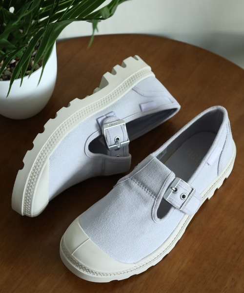 PALLADIUM(パラディウム)の「PAMPA M-JANE WASHED パンパMジェーンウォッシュド スリッポン(スリッポン・レディース・グレー系その他/ベージュ系/イエロー系・24.5cm/24cm/23.5cm/22.5cm/25cm/23cm)」の10枚目の写真
