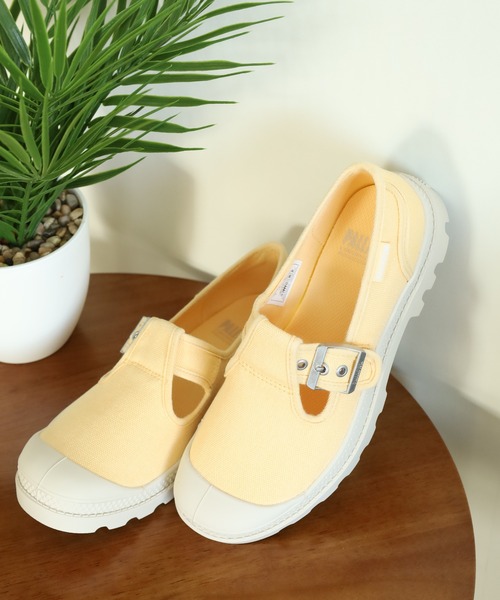 PALLADIUM(パラディウム)の「PAMPA M-JANE WASHED パンパMジェーンウォッシュド スリッポン(スリッポン・レディース・グレー系その他/ベージュ系/イエロー系・24.5cm/24cm/23.5cm/22.5cm/25cm/23cm)」の12枚目の写真