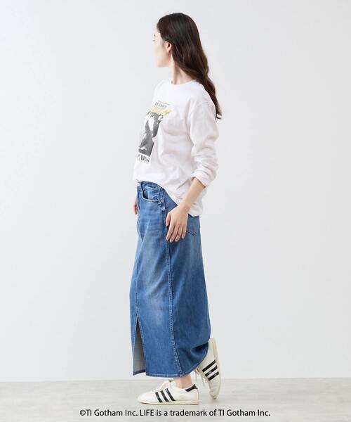 GOOD ROCK SPEED（グッドロックスピード）の「【GOOD ROCK SPEED/グッドロックスピード】LIFE PICTURE COLLECTION ロングスリーブTシャツ（Tシャツ/カットソー・レディース・ホワイト・FREE）」の6枚目の写真
