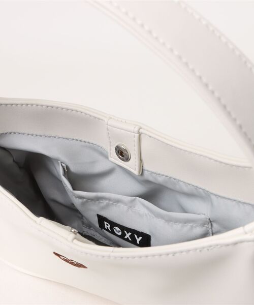 ROXY(ロキシー)の「ROXY ウィメンズ OVER THE WAVES HAND BAG ミニハンドバッグ 【2026年春夏モデル】/ロキシーエコレザーバッグ(ハンドバッグ・レディース・ブラウン/ホワイト・FREE)」の7枚目の写真