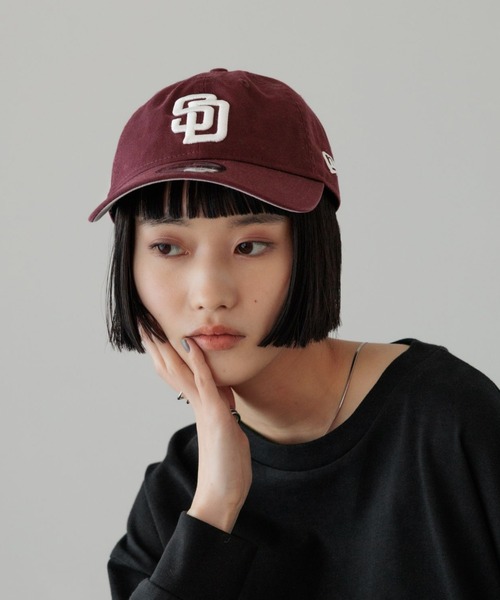 LOWRYS FARM（ローリーズファーム）の「９ＦＯＲＴＹ／２６ＮＥ 614434（キャップ・レディース・アイボリー/ボルドー/ブラック・FREE）」の4枚目の写真