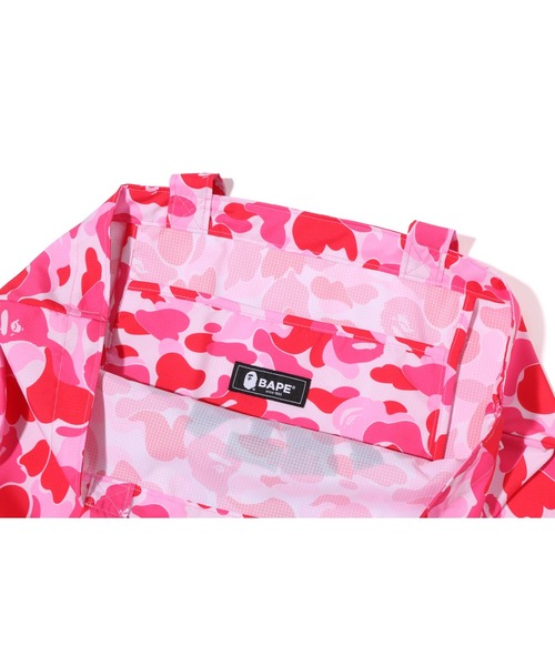 A BATHING APE（アベイシングエイプ）の「BAPE CAMO GO APE POINTER COLLEGE TOTE BAG BAPEC（トートバッグ・メンズ・グリーン/ブルー/ネイビー/ピンク・FREE）」の12枚目の写真