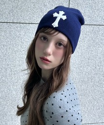 WANT SLIP（ウォント スリップ）の「Cross Beanie / クロスビーニー（ニットキャップ/ビーニー）」