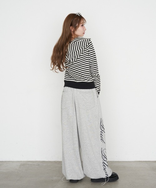 RAY CASSIN（レイカズン）の「【セットアップで着られる】ボーダーパーカー（パーカー・レディース・ホワイト系その他2/グレー系その他2/ベージュ系その他2・FREE）」の9枚目の写真