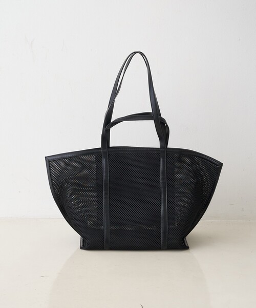 Rouge vif（ルージュヴィフ）の「【CHIMERE/シメール】 メッシュトートバッグ（トートバッグ・レディース・ブラック/ブラウン・フリー）」の2枚目の写真