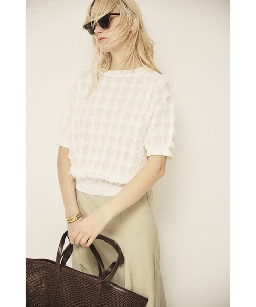 Rouge vif（ルージュヴィフ）の「【CHIMERE/シメール】 メッシュトートバッグ（トートバッグ・レディース・ブラック/ブラウン・フリー）」の7枚目の写真