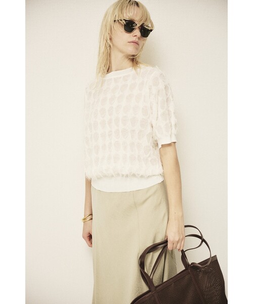 Rouge vif（ルージュヴィフ）の「【CHIMERE/シメール】 メッシュトートバッグ（トートバッグ・レディース・ブラック/ブラウン・フリー）」の8枚目の写真