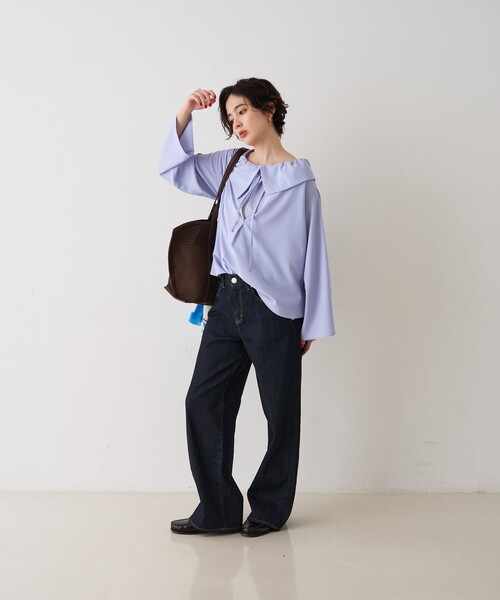 Rouge vif（ルージュヴィフ）の「【CHIMERE/シメール】 メッシュトートバッグ（トートバッグ・レディース・ブラック/ブラウン・フリー）」の9枚目の写真