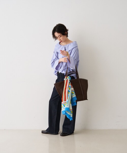 Rouge vif（ルージュヴィフ）の「【CHIMERE/シメール】 メッシュトートバッグ（トートバッグ・レディース・ブラック/ブラウン・フリー）」の13枚目の写真