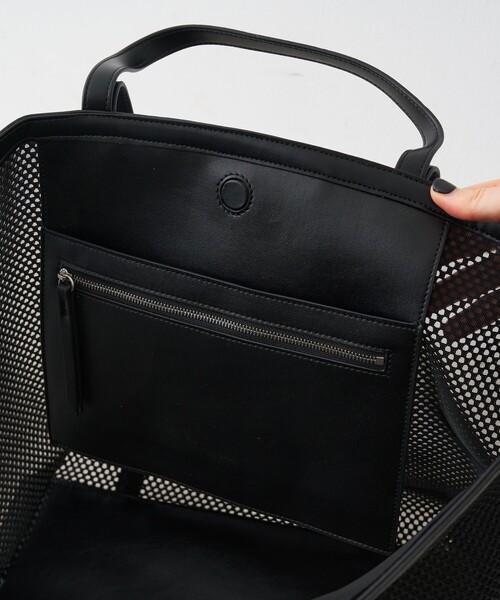 Rouge vif（ルージュヴィフ）の「【CHIMERE/シメール】 メッシュトートバッグ（トートバッグ・レディース・ブラック/ブラウン・フリー）」の22枚目の写真