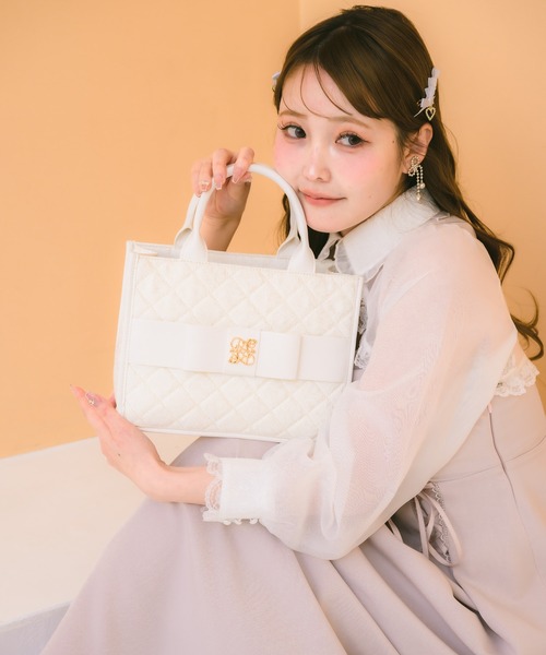 ジャガードリボンバッグ（ショルダーバッグ）｜couture BY ROJITA