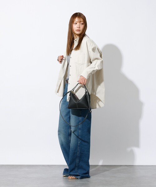 Rouge vif la cle(ルージュヴィフラクレ)の「【AULENTTI/オウレンティ】2WAYハンドバッグ / オリガミバッグ / ショルダーバッグ(ショルダーバッグ・レディース・ベージュ/ブラック・フリー)」の10枚目の写真
