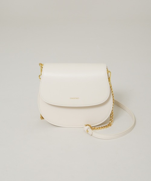 NANO universe（ナノユニバース）の「SINBONO/Nerina Crossbody Bag（ショルダーバッグ・レディース・ベージュ/ブラック/アイボリー・FREE）」の3枚目の写真