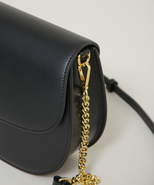 NANO universe（ナノユニバース）の「SINBONO/Nerina Crossbody Bag（ショルダーバッグ・レディース・ベージュ/ブラック/アイボリー・FREE）」の5枚目の写真