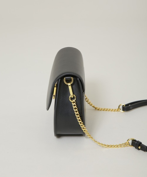 NANO universe（ナノユニバース）の「SINBONO/Nerina Crossbody Bag（ショルダーバッグ・レディース・ベージュ/ブラック/アイボリー・FREE）」の9枚目の写真