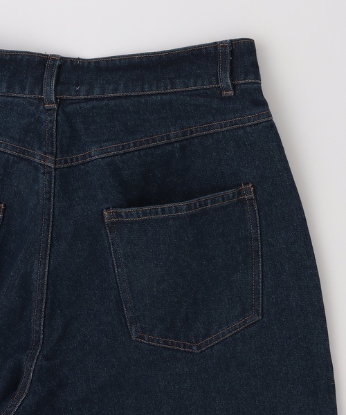 petit main LIEN（プティマインリアン）の「バレルレッグデニムパンツ（デニムパンツ・レディース・ブルー/ネイビー・F）」の15枚目の写真