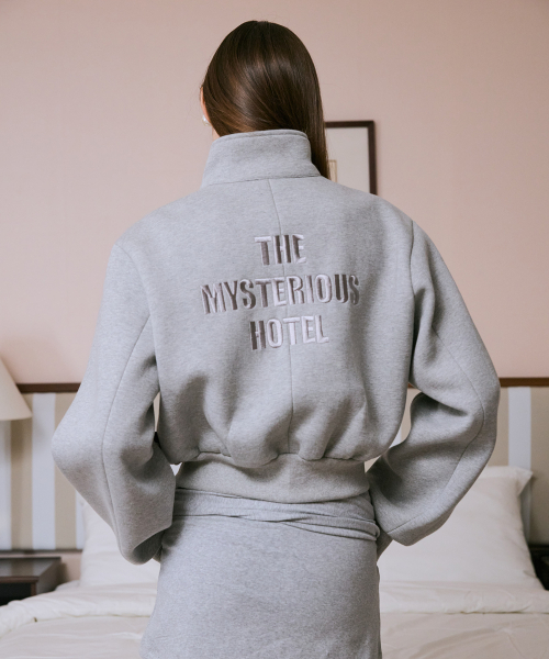 THE MYSTERIOUS HOTEL（ザミステリアスホテル）の「CROPPED BOMBER JK [GREY]（その他アウター・レディース・その他・FREE）」の11枚目の写真